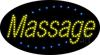 Deco Style Massage Animated LED Sign