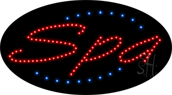 Deco Style Spa Animated LED Sign