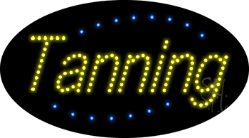 Deco Style Tanning Animated LED Sign
