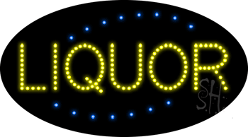 Deco Style Liquor Animated LED Sign