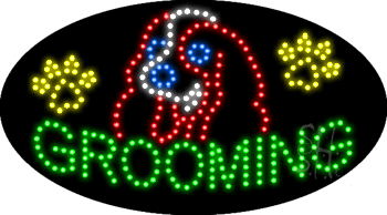 Grooming Pet Animated LED Sign