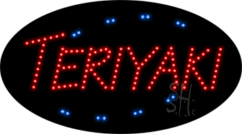 Deco Style Teriyaki Animated LED Sign
