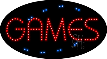 Deco Style Games Animated LED Sign