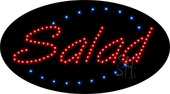 Deco Style Salad Animated LED Sign