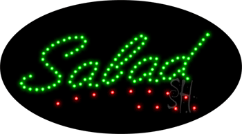 Green Salad Animated LED Sign