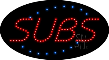 Deco Style Subs Animated LED Sign