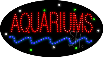 Aquariums Animated LED Sign