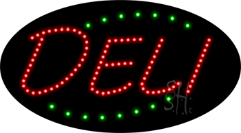 Deco Style Deli Animated LED Sign