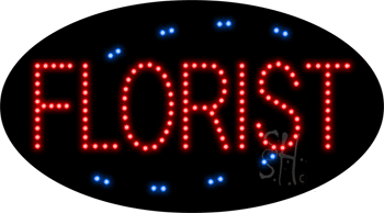 Deco Style Florist Animated LED Sign
