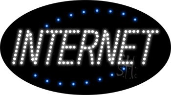 Deco Style Internet Animated LED Sign
