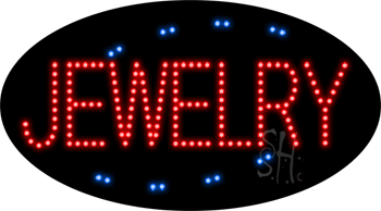 Deco Style Jewelry Animated LED Sign