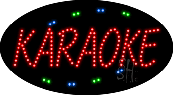 Deco Style Karaoke Animated LED Sign