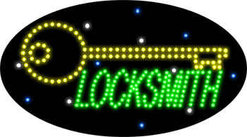 Locksmith / Logo Animated LED Sign