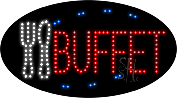 Deco Style Buffet Animated LED Sign