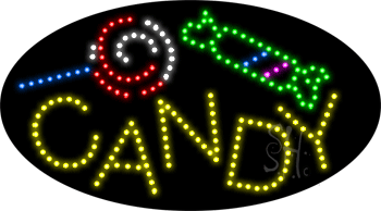 Candy Logo Animated LED Sign