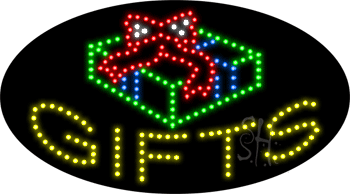 Yellow Gifts Animated LED Sign