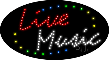 Live Music Animated LED Sign