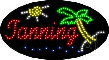 Tanning Spa Animated LED Sign