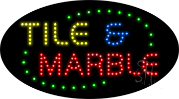 Tile and Marble Animated LED Sign