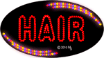 Red Hair Animated LED Sign