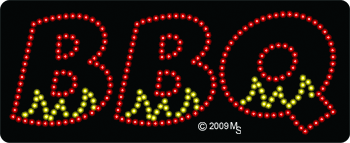 Hot BBQ Animated LED Sign