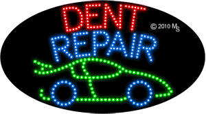 Dent Repair Animated LED Sign