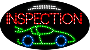 Inspection Animated LED Sign