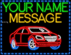 Custom Auto Repair Animated LED Sign