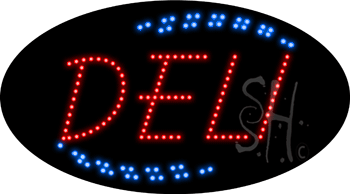 Red Deli Animated LED Sign