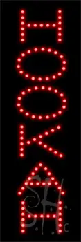 Red Hookah LED Sign