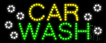 Car Wash Animated LED Sign