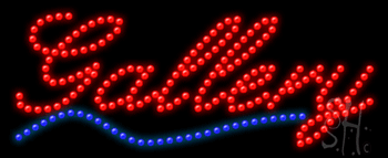 Red and Blue Gallery Animated LED Sign