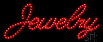 Red Jewelry Animated LED Sign