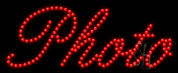 Red Photo Animated LED Sign