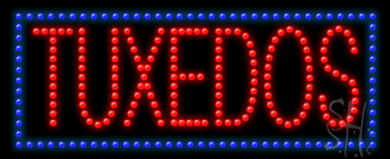 Red and Blue Tuxedos Animated LED Sign