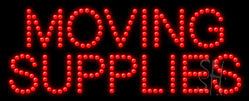 Red Moving Supplies Animated LED Sign