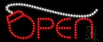 Mouse logo Open Animated LED Sign