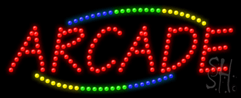 Deco Style Arcade Animated LED Sign