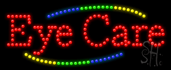 Deco Style Eye Care Animated LED Sign