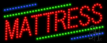 Red Mattress Animated LED Sign