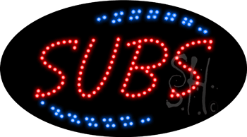 Red Subs Animated LED Sign