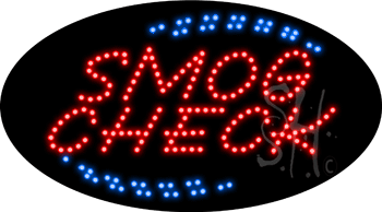 Smog Check Animated LED Sign