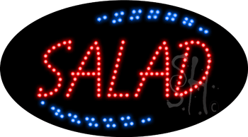 Red Salad Animated LED Sign