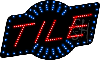 Bright LED Tile Animated Sign