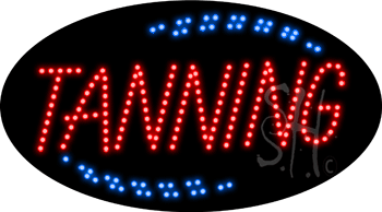 Bright LED Tanning Animated Sign