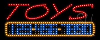 Red Toys Animated LED Sign with Phone