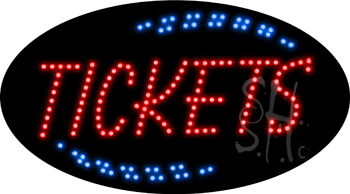 Red Tickets Animated LED Sign