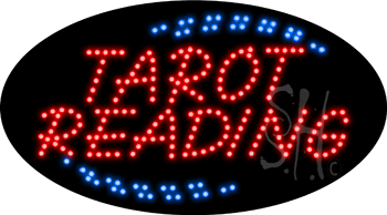 Red Tarot Reading Animated LED Sign