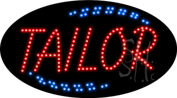 Red Tailor Animated LED Sign