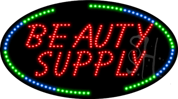 Beauty Supply Animated LED Sign